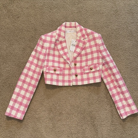 NWT Mango Crop Twead Jacket - Picture 7 of 9